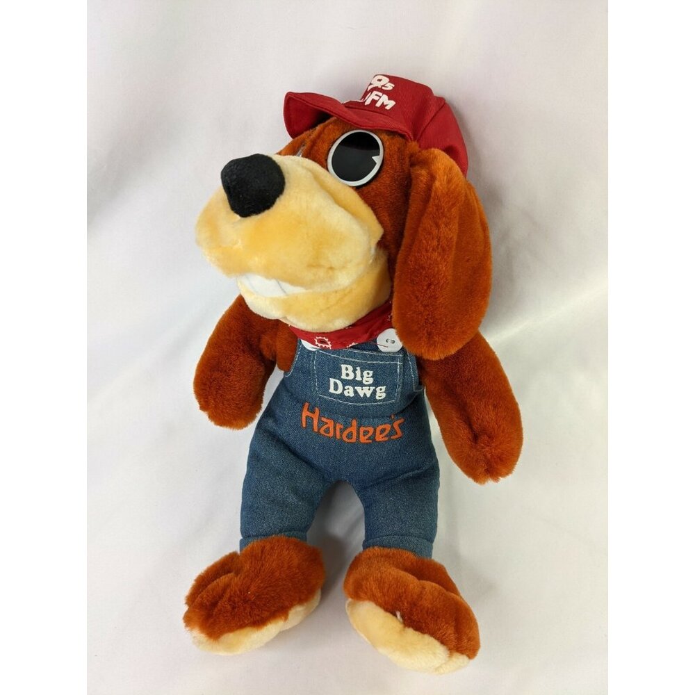 Commonwealth Hardees Big Dawg Dog Plush 14 Inch‎ 1994 Stuffed Animal Toy
